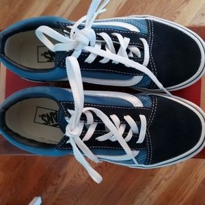 Vans Old Skool Kids Navy/True White